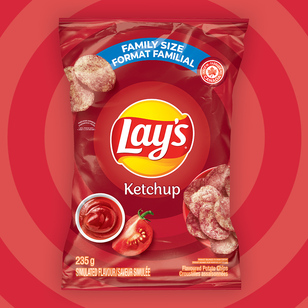 Buy Lay's Ketchup Potato Chips - 235g
