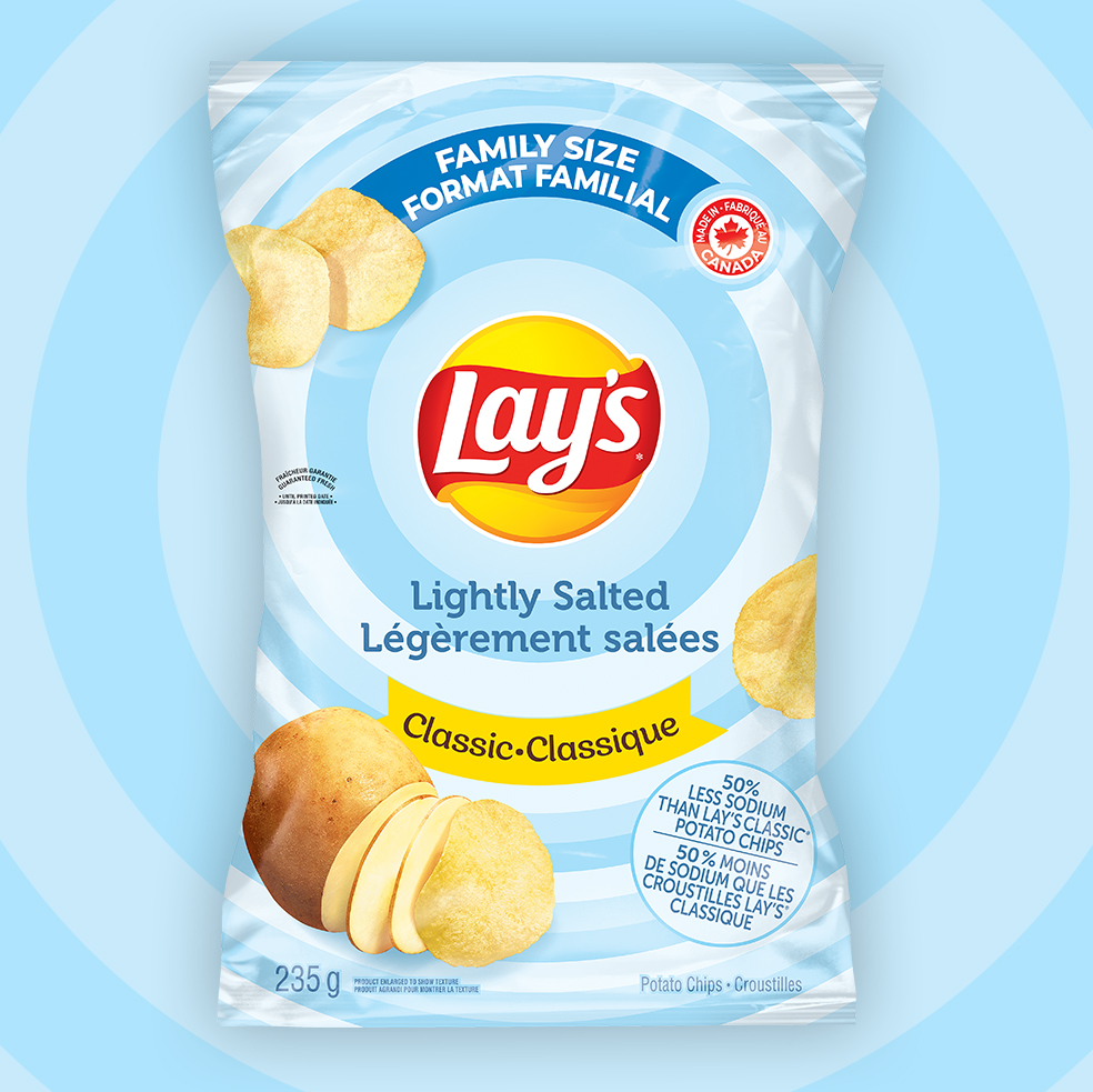 Lays Classic Lightly Salted Potato Chips Lays