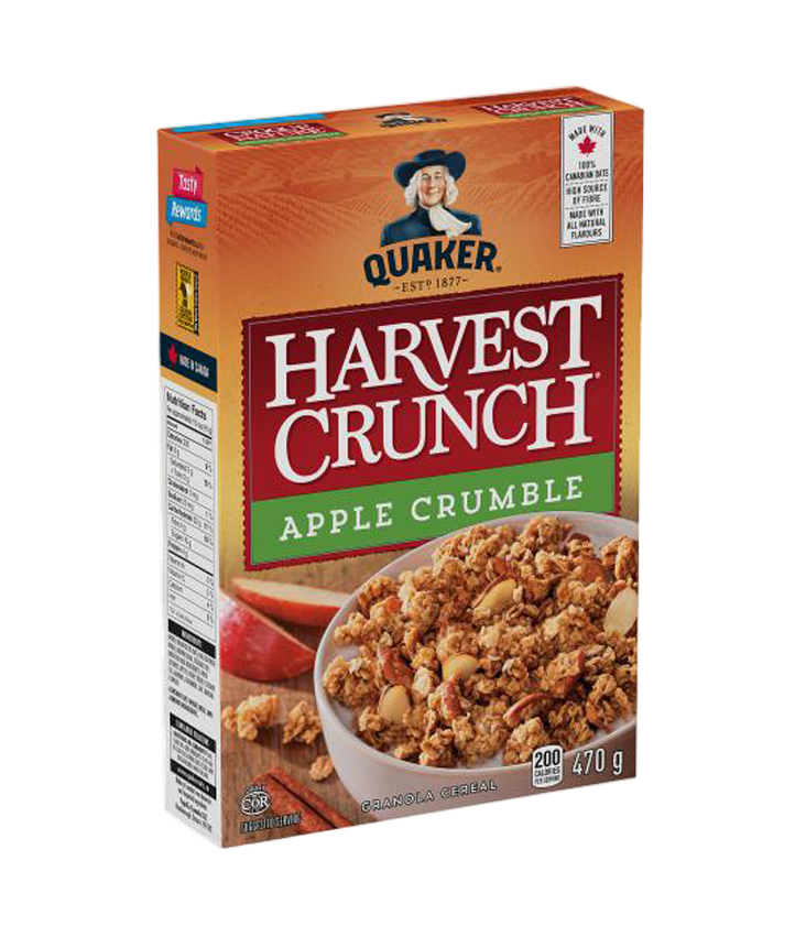 Quaker Harvest Crunch Light & Crisp Honey & Nut Cereal