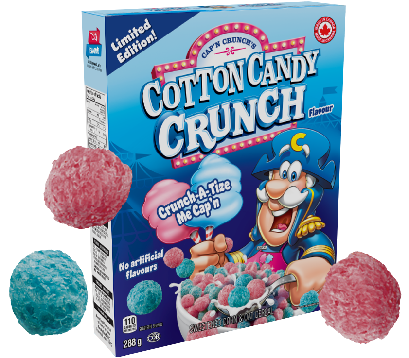 cap n crunch cotton candy cereal stores
