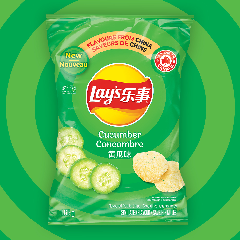 LAY S Cucumber Flavoured Potato Chips LAY S