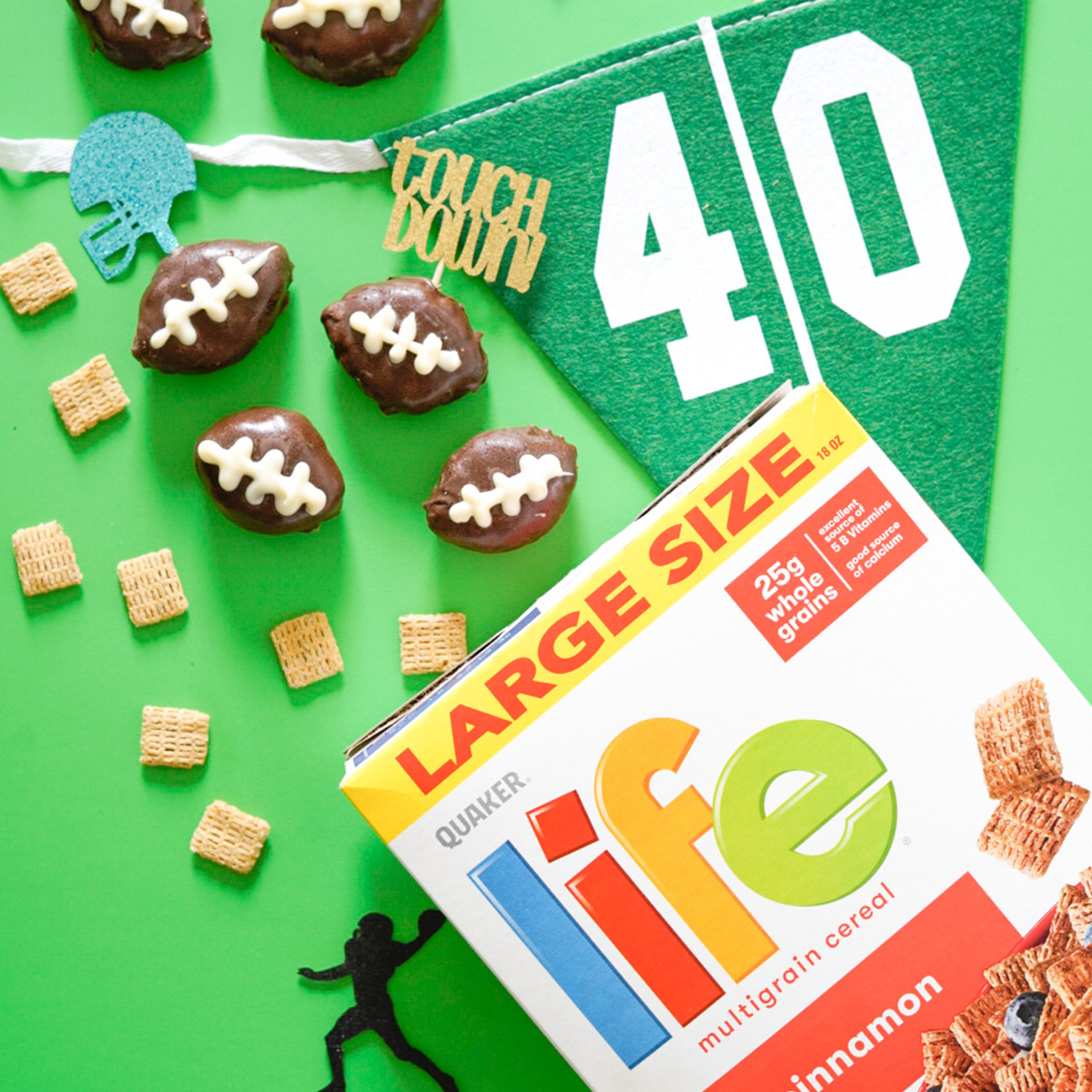 Life<sup>®</sup> Cereal: Football Truffles