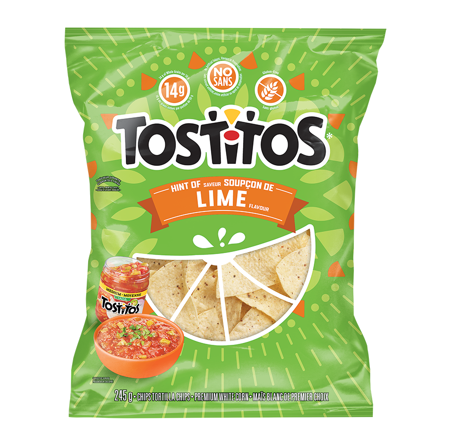 TOSTITOS Hint of Lime Flavour Tortilla Chips | TOSTITOS