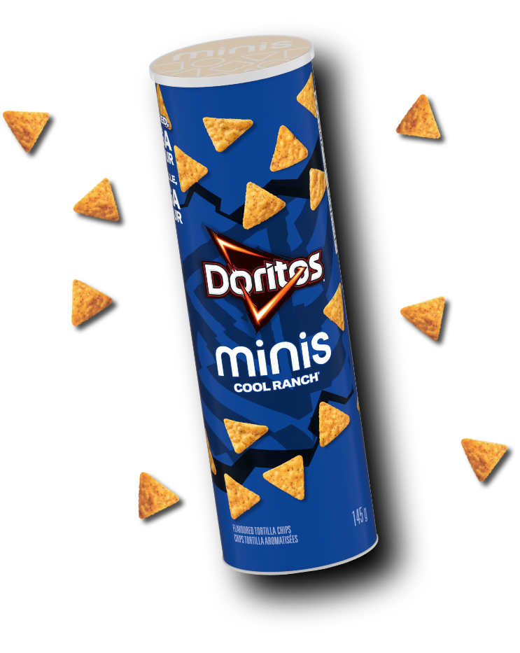 DORITOS<sup>®</sup> <span>Minis chips tortilla aromatisées</span> COOL RANCH<sup>®</sup>