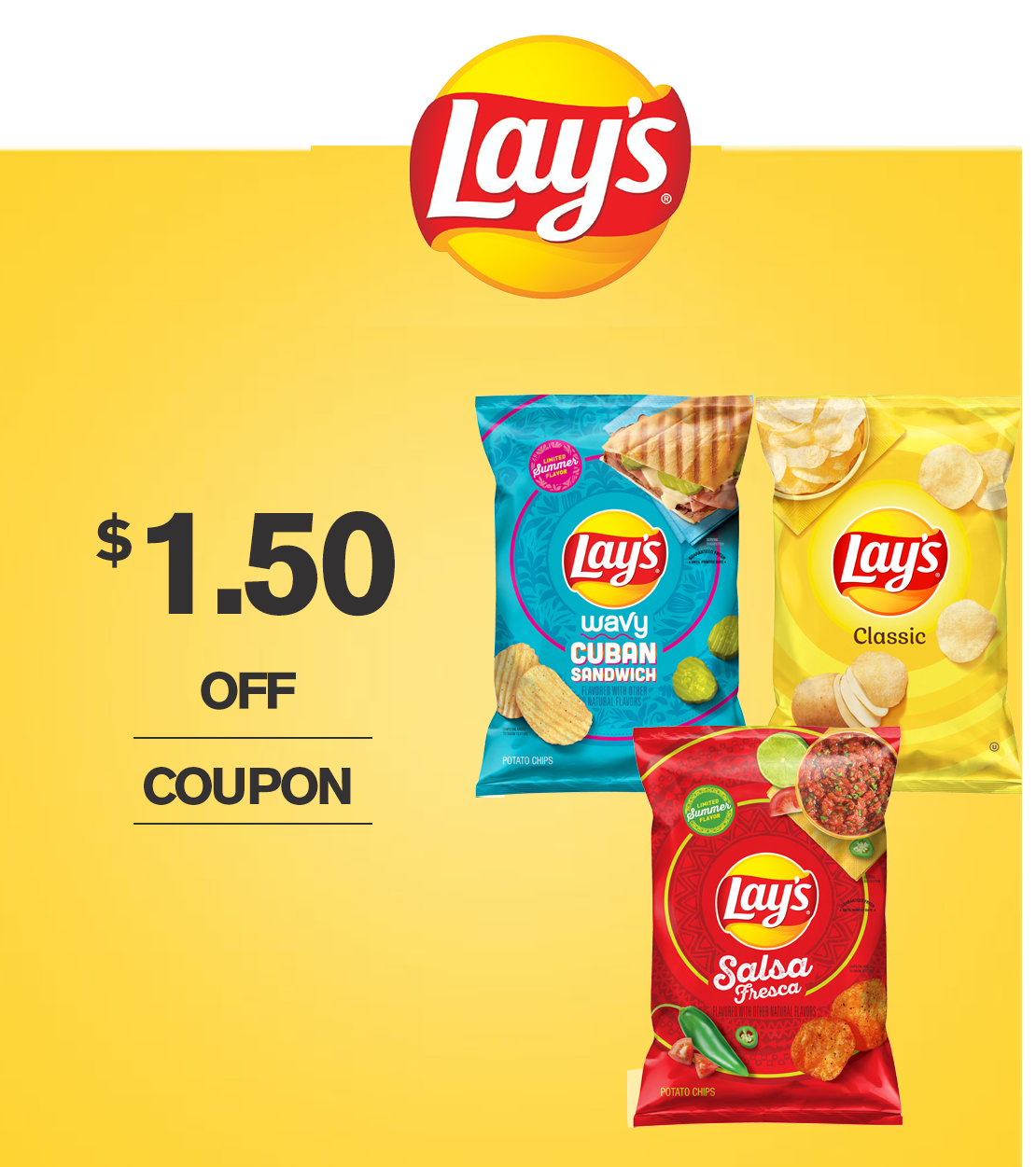 Save $1.50 Lay's