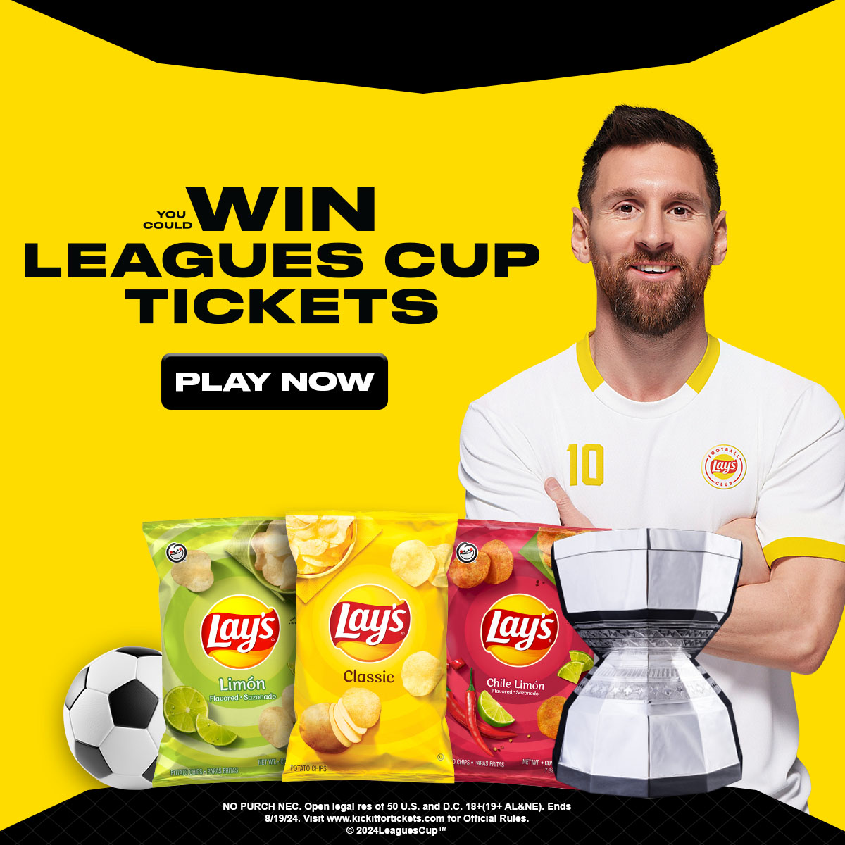 Kick It For Tickets with Lay’s®