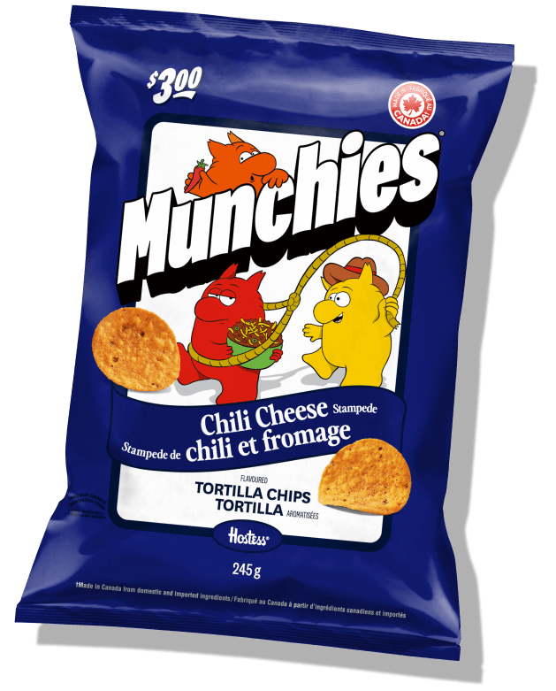 Munchies - Munchies Chili Cheese Stampede Flavoured Tortilla Chips Packshot