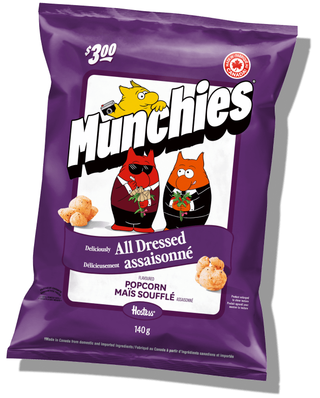 Munchies - Munchies Deliciously All Dressed Flavoured Popcorn Packshot