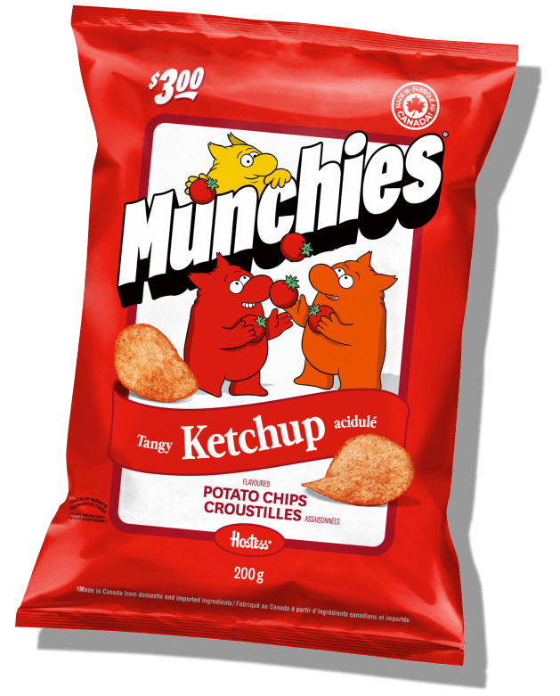 Munchies® Tangy Ketchup Flavoured Potato Chips Packshot