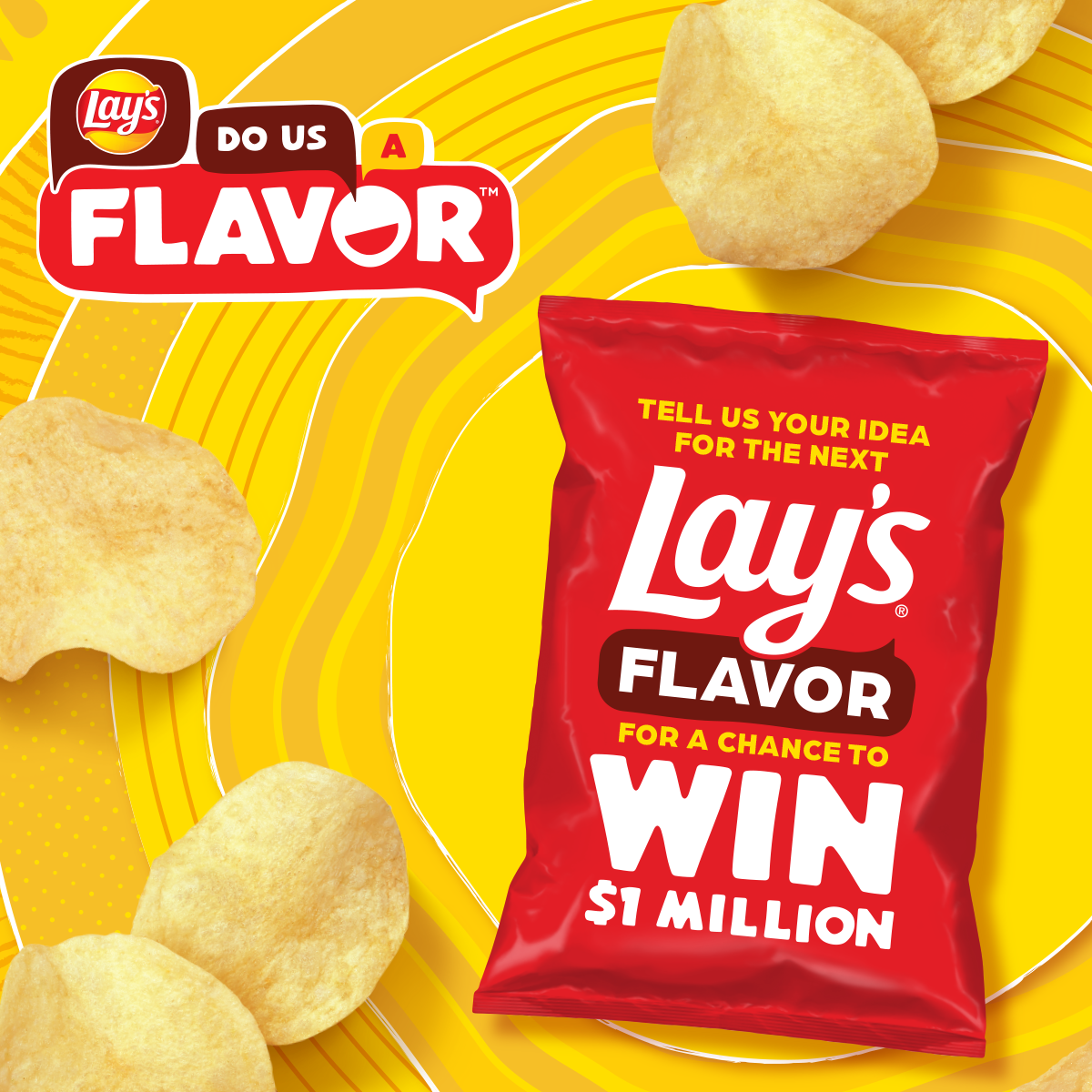 Tell Us Your Idea For The Next Lay’s<sup>®</sup> Flavor For The Chance To Win $1 Million!