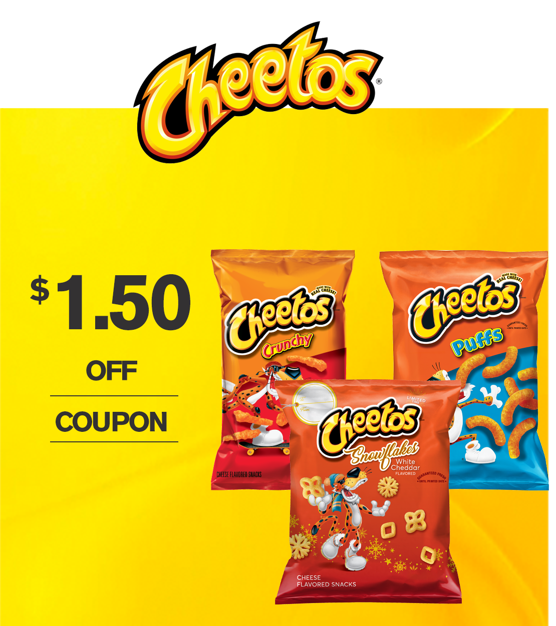 Save $1.50 Cheetos