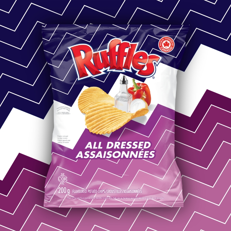 Ruffles - Ruffles All Dressed Flavoured Potato Chips