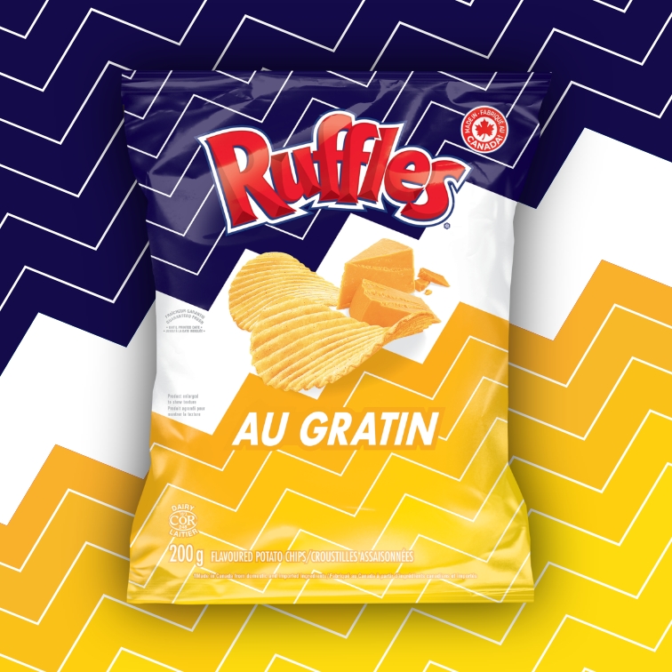 Ruffles - Ruffles Au Gratin Flavoured Potato Chips