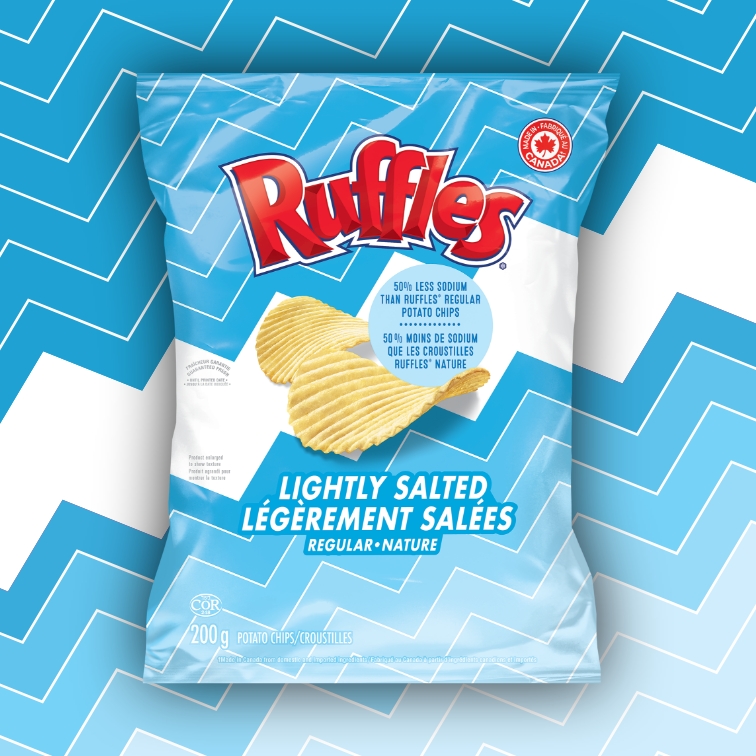 Ruffles - Ruffles Lightly Salted Potato Chips