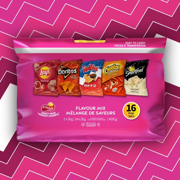 Ruffles - Frito-Lay Variety Packs Flavour Mix